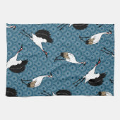 ク日本のレーン&ブルー キッチンタオル (横)