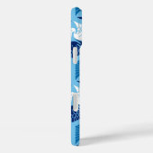 ク日本のレーン、海軍、ホワイト、ライトブルー Case-Mate iPhoneケース (裏面 / 右)