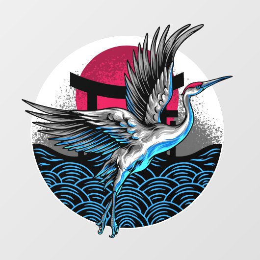 ク日本のレ飛んでいるンレストランDecorフロント ウィンドウサイン (シート)