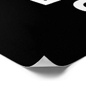 ク最高のクチキンおもしろいプリン濃色BG ポスター (角)