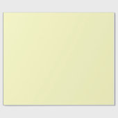 ク無地のリー淡い色のム黄 ラッピングペーパー (フラット)