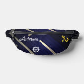 ク王室のルーズモダンホワイト文字 ファニーパック (レイダウン)