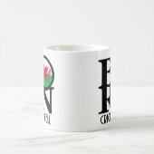 ク生まれリックホーウェルウェールズ11oz コーヒーマグカップ (中央)