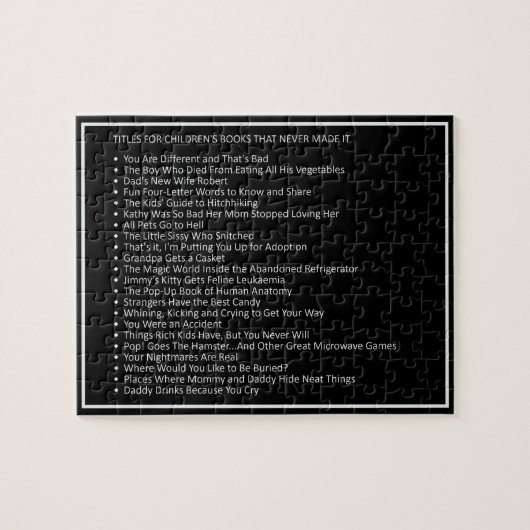 ク素晴らしチャカスタムカラーパズル8 ジグソーパズル (横)