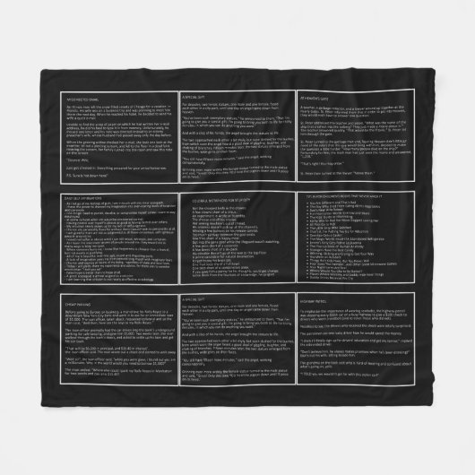 ク素晴らしチャカスタムー色フリースブランケット フリースブランケット (正面(横))