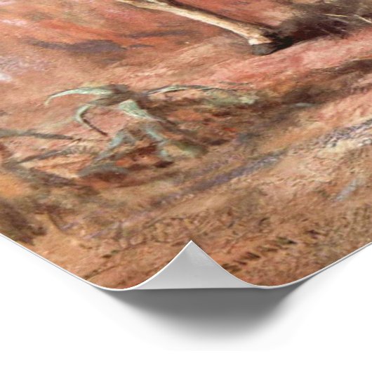 ク素晴らしデュアンテロープバイスワン、ヴィンテージ野生動物 ポスター (角)