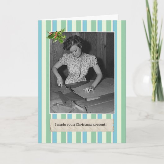 ク素晴らしリおもしろいスマスカード シーズンカード (正面)