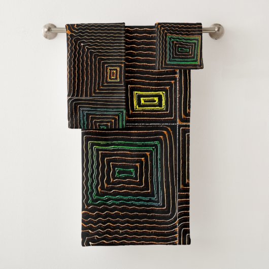 ク素朴モダンバ バスタオルセット (インサイチュ)