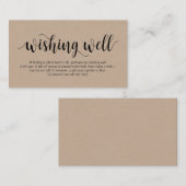 ク素朴ラフト，黒脚結婚本，よく祈る エンクロージャーカード (正面/裏面)