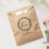 ク素朴ラフ与え感謝してい感謝祭バッグ フェイバーバッグ (封をした状態)