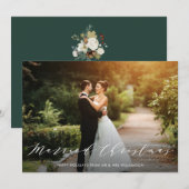 ク結婚したリスマ結婚ス台本 シーズンカード (正面/裏面)