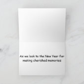 ク考えるリスマス シーズンカード (内部)