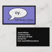 ク考えローOy Rabbi名刺 名刺 (正面/裏面)