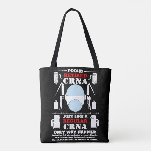 ク誇りを持ったロ退職したナ トートバッグ (裏面)