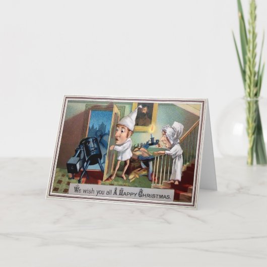 ク風変わりリビクトリアンスマスカード シーズンカード (正面)