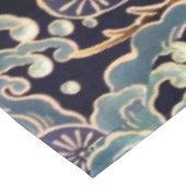 ク飛んでいるレーン，波，春の花日本のフローラ テーブルクロス (アングル)