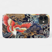 ク飛んでいるレーン，波，春の花日本のフローラ Case-Mate iPhoneケース (裏面(横))