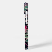 ク飛んでいるレーン、波、花ピンク日本のフローラ Case-Mate iPhoneケース (裏面 / 左)