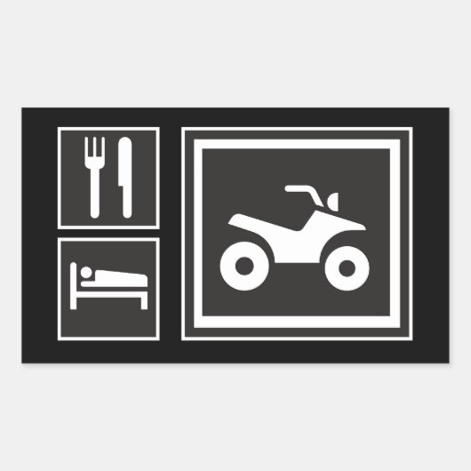 ク食べアッド！ 長方形シール (正面)