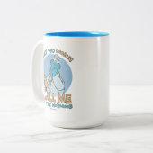 ク食べッキーを2個、朝に電話して ツートーンマグカップ (正面左)