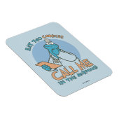 ク食べッキーを2個、朝に電話して マグネット (右側)