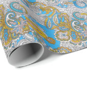 グはっきりしたランギー・イスラームサイケデリックオーナメント ラッピングペーパー (ロールコーナー)