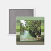 グァダルペ川グルエン，テキサス州磁石 マグネット (正面/裏面)