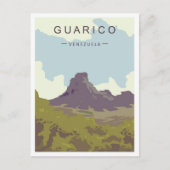 グァリコヴェネズエラアートヴィンテージトラベルイラストレーション ポストカード (正面)