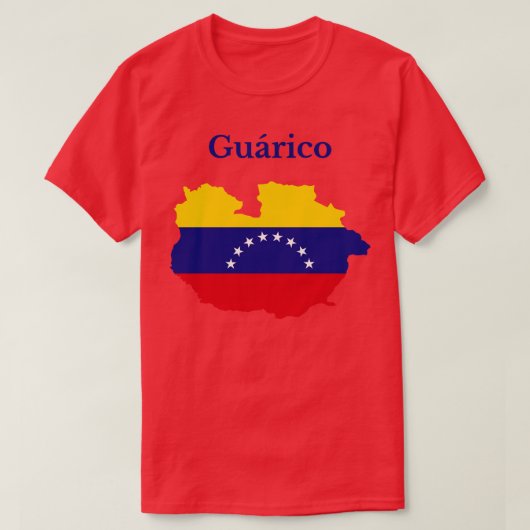 グァリコ州ベネズエラ Tシャツ (デザイン正面)