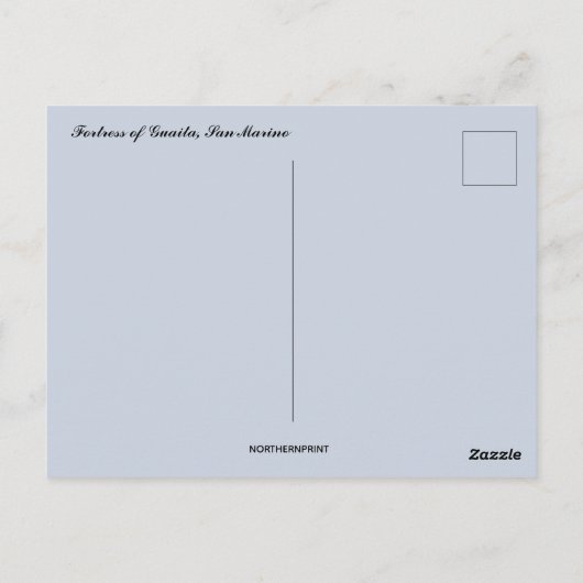 グアイタサンマリノ要塞 ポストカード (裏面)