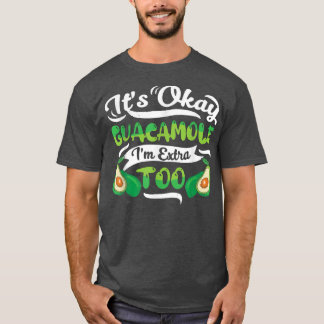グアカモレおもしろいタコス食べグルメアボカドファンMe Tシャツ