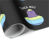 グアカモレおもしろいモールイングアカモールディッププンダークBG ラッピングペーパー (ロールコーナー)