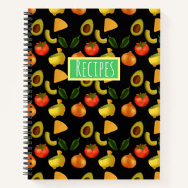 グアカモレとトルティーヤのチップ ノートブック