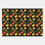 グアカモレとトルティーヤのチップ ラッピングペーパーシート (正面)