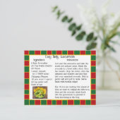 グアカモレのレシピカード ポストカード (スタンド正面)