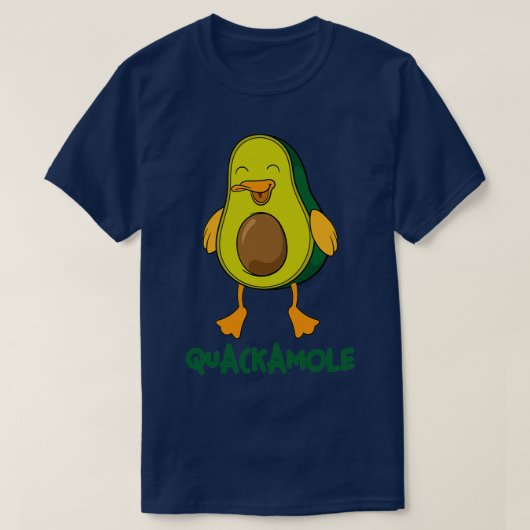 グアカモレギフトアボカドコスチュームDuck Quackamole Tシャツ (デザイン正面)