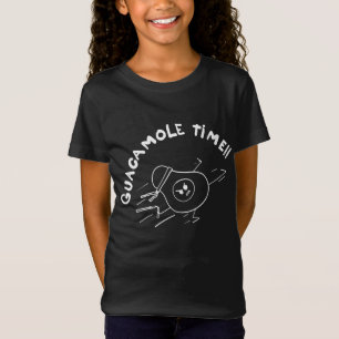 グアカモレタイムの白ライン Tシャツ