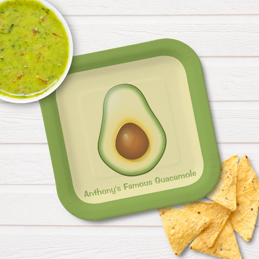 グアカモール ペーパープレート