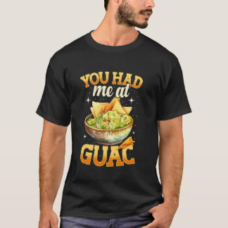 グアカモーレで私はあなたの虜、面白いアボカドディップ、メキシコ グアカ Tシャツ