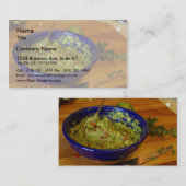 グアカモーレのアボカド 名刺 (正面/裏面)