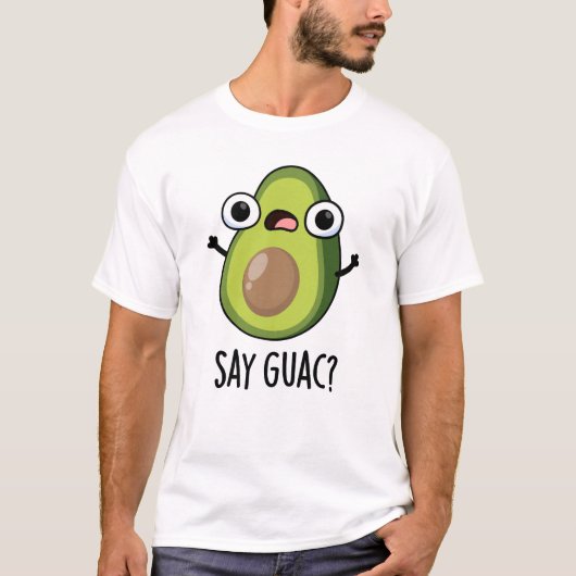 グアカモーレジョーク アボカドの洒落Tシャツ Tシャツ (正面)