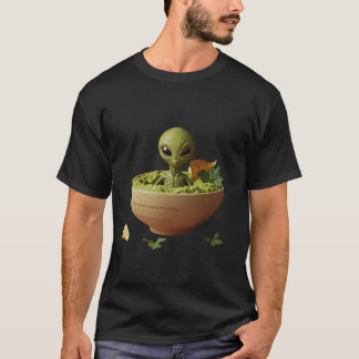 グアカモーレ エイリアン - 面白い アボカド ディップ アート Tシャツ