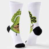 グアクおもしろいとア転がボカドソックス ソックス (傾斜あり)