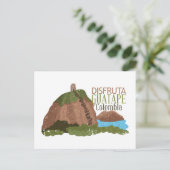 グアタペコロンビアElペニョールヴィンテージトラベル ポストカード (スタンド正面)