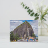 グアタペ、アンティオキア、コロンビア、ピエドラデルペニョル ポストカード (スタンド正面)