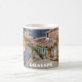 グアタペ，コロンビアカラフル通り コーヒーマグカップ