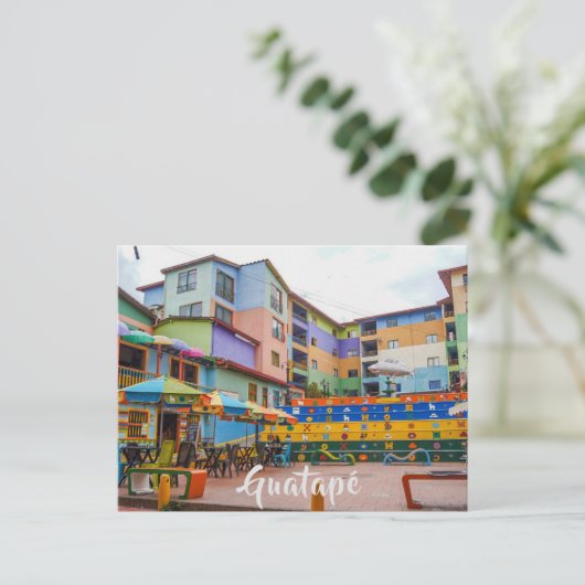 グアタペ,コロンビア,プラゾレタデロスソカロス ポストカード (スタンド正面)