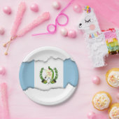 グアタマラ国旗 ペーパープレート (パーティー)