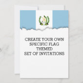 グアタマラ国旗 招待状 (正面)