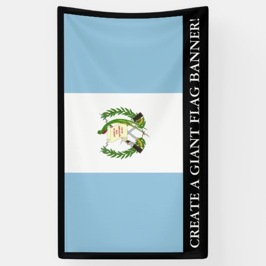 グアタマラ国旗 横断幕 (縦)